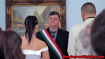 Wedding Day Leads To Bdsm Domination For Beautiful Bride