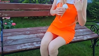 Public Masturbation With A Hot Girl And Vibrator