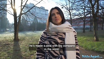 College Girl Gives A Rough Blowjob And Gets A Facial In Public