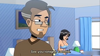 Cartoon Stepmom Discovers Stepson'S Naughty Behavior And Offers Assistance