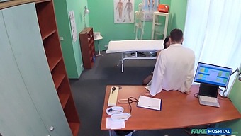 Brunette Cheating Wife Caught In The Act With Her Black Doctor In A Fake Hospital