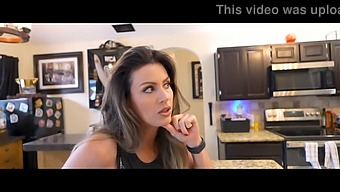 Stepmom Coco Vandi In Strip Poker Game In Part 1.